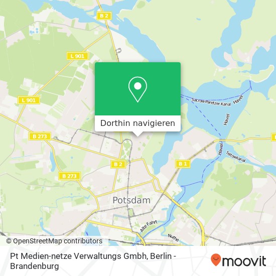 Pt Medien-netze Verwaltungs Gmbh Karte