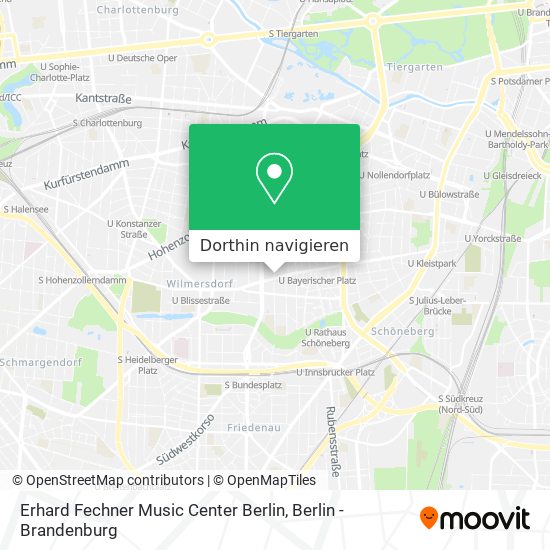 Erhard Fechner Music Center Berlin Karte