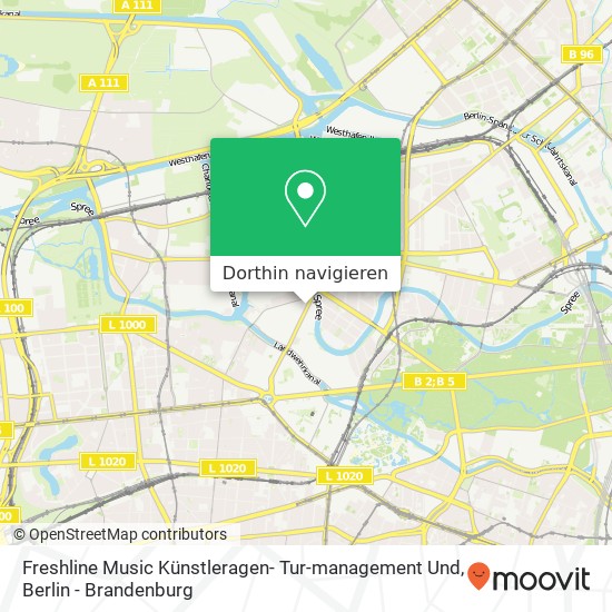 Freshline Music Künstleragen- Tur-management Und Karte