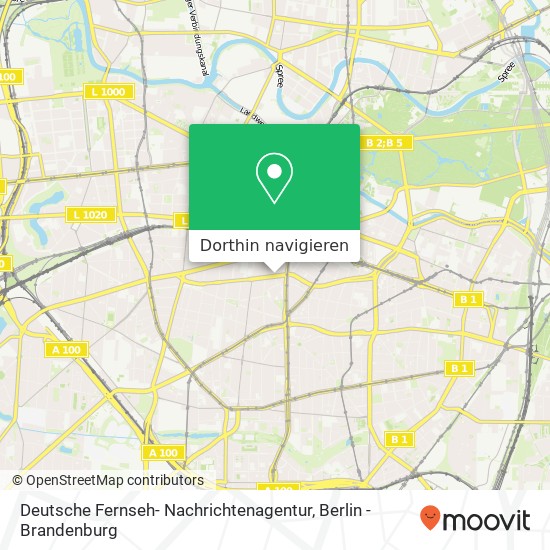 Deutsche Fernseh- Nachrichtenagentur Karte