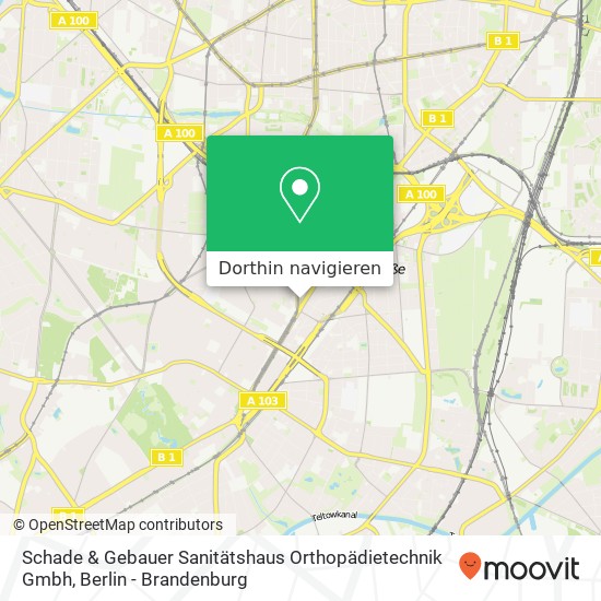 Schade & Gebauer Sanitätshaus Orthopädietechnik Gmbh Karte