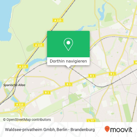 Waldsee-privatheim Gmbh Karte