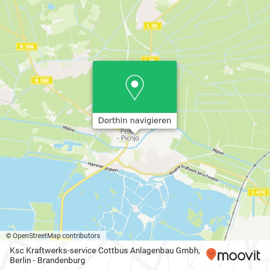 Ksc Kraftwerks-service Cottbus Anlagenbau Gmbh Karte