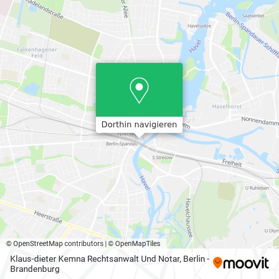 Klaus-dieter Kemna Rechtsanwalt Und Notar Karte