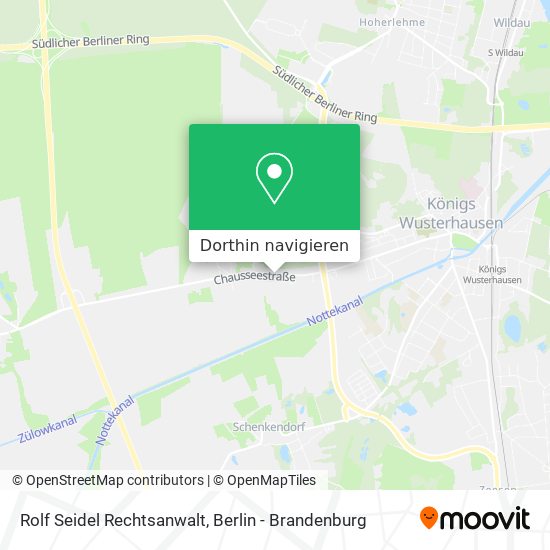 Rolf Seidel Rechtsanwalt Karte