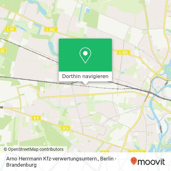 Arno Herrmann Kfz-verwertungsuntern. Karte