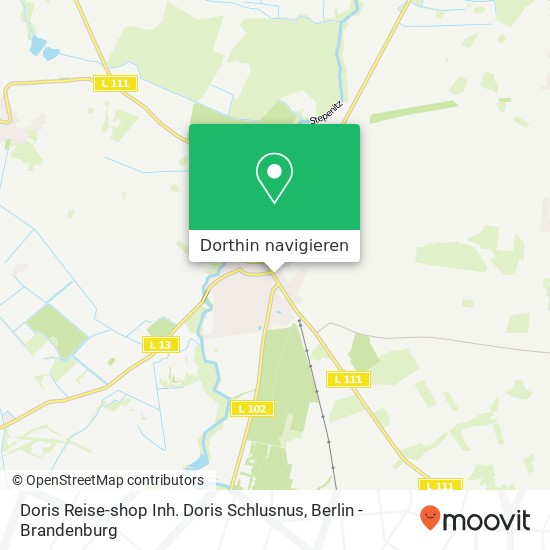 Doris Reise-shop Inh. Doris Schlusnus Karte