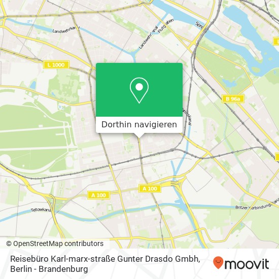 Reisebüro Karl-marx-straße Gunter Drasdo Gmbh Karte