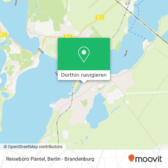 Reisebüro Pantel Karte