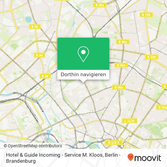 Hotel & Guide Incoming - Service M. Kloos Karte
