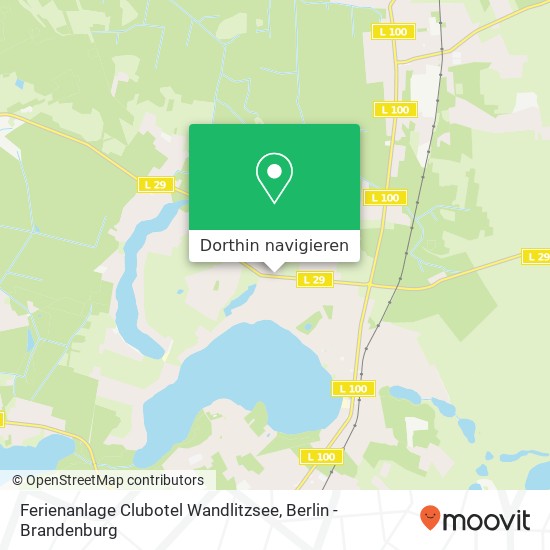 Ferienanlage Clubotel Wandlitzsee Karte