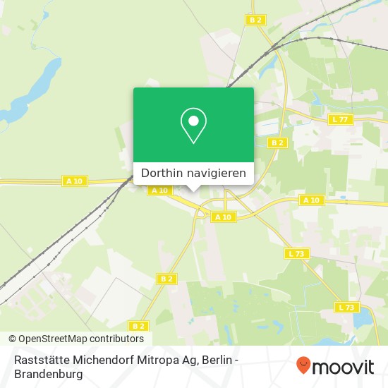 Raststätte Michendorf Mitropa Ag Karte