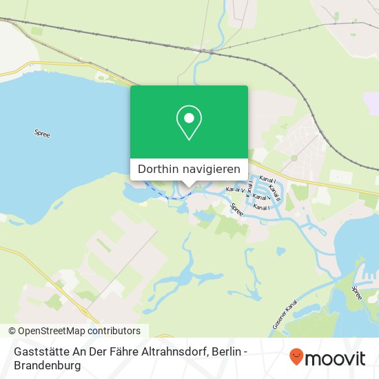 Gaststätte An Der Fähre Altrahnsdorf Karte