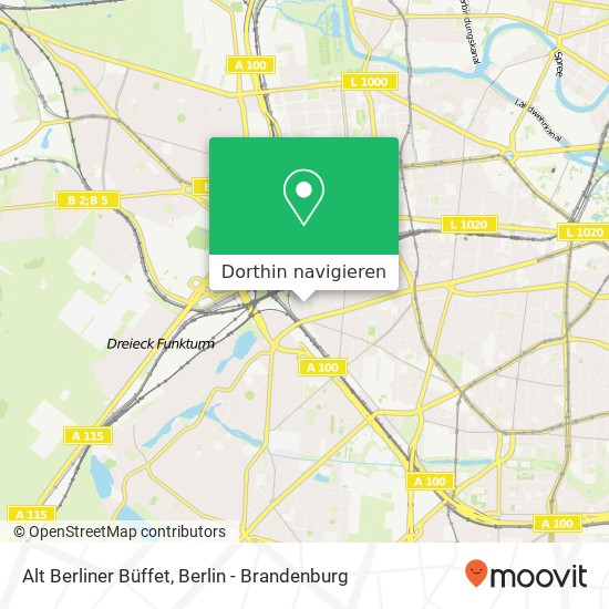 Alt Berliner Büffet Karte