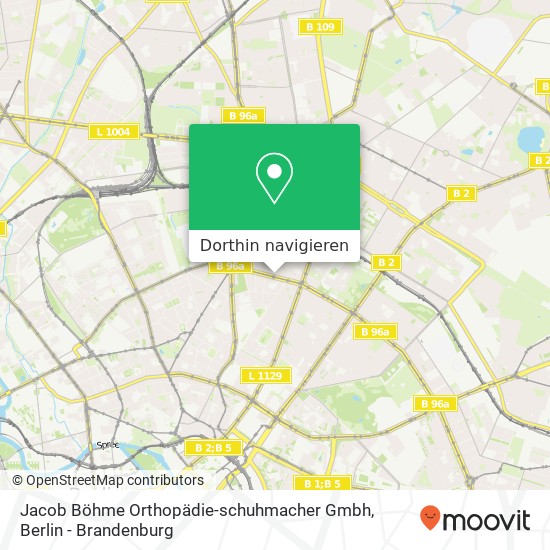 Jacob Böhme Orthopädie-schuhmacher Gmbh Karte