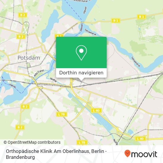 Orthopädische Klinik Am Oberlinhaus Karte