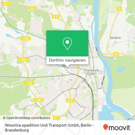 Wesotra-spedition Und Transport Gmbh Karte