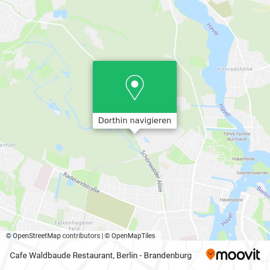 Cafe Waldbaude Restaurant Karte