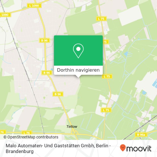 Malo Automaten- Und Gaststätten Gmbh Karte