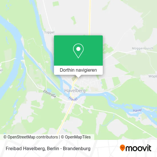 Freibad Havelberg Karte