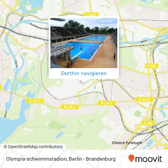 Olympia-schwimmstadion Karte