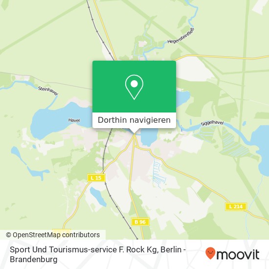 Sport Und Tourismus-service F. Rock Kg Karte