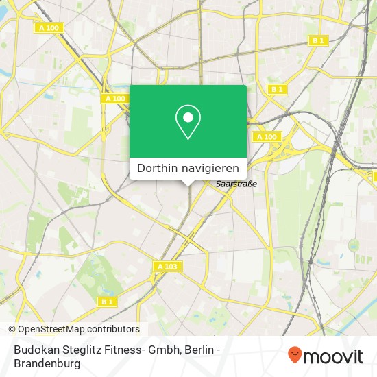 Budokan Steglitz Fitness- Gmbh Karte