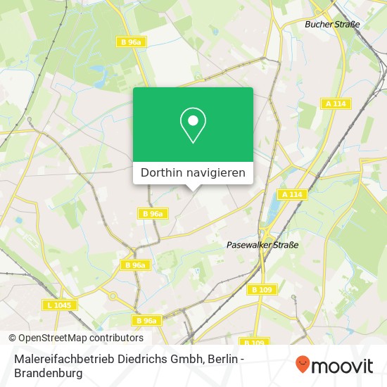 Malereifachbetrieb Diedrichs Gmbh Karte