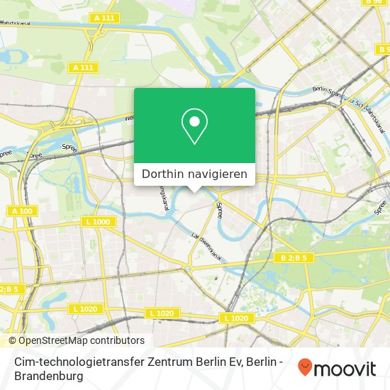 Cim-technologietransfer Zentrum Berlin Ev Karte