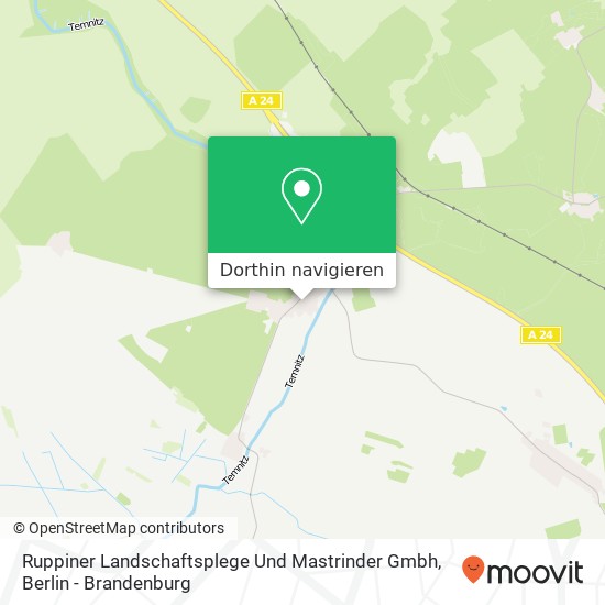 Ruppiner Landschaftsplege Und Mastrinder Gmbh Karte