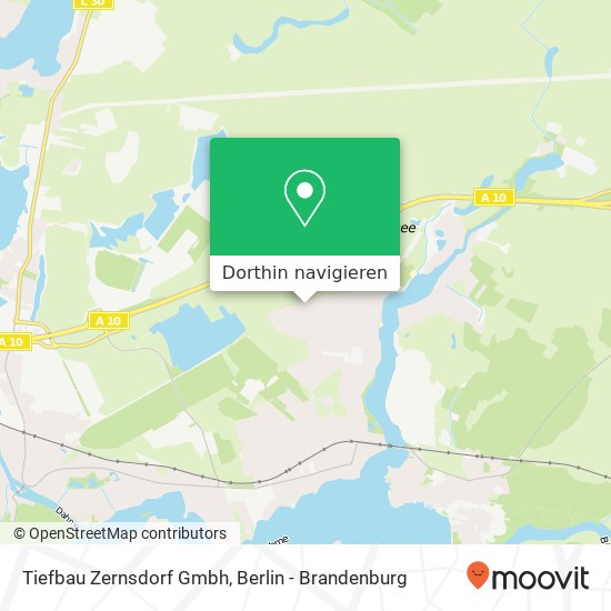 Tiefbau Zernsdorf Gmbh Karte