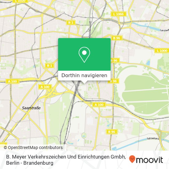 B. Meyer Verkehrszeichen Und Einrichtungen Gmbh Karte