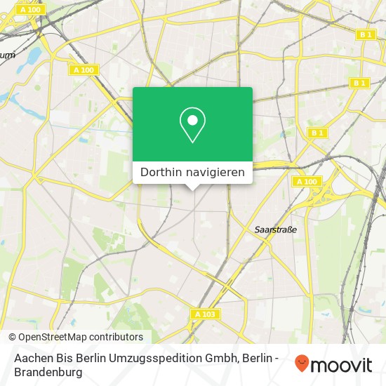 Aachen Bis Berlin Umzugsspedition Gmbh Karte