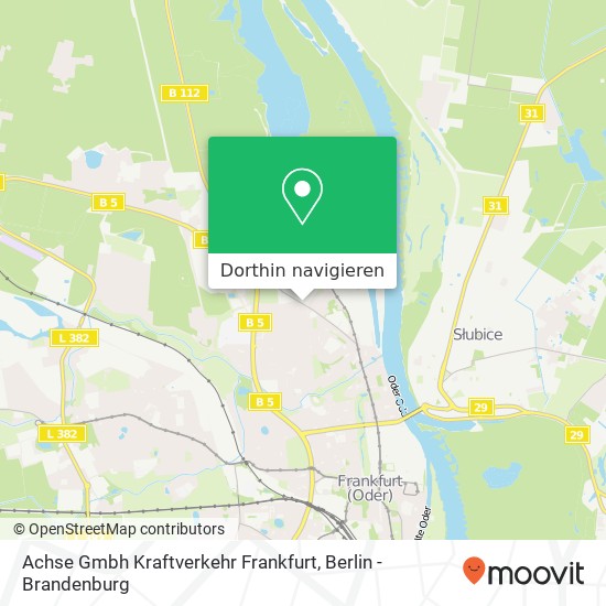 Achse Gmbh Kraftverkehr Frankfurt Karte