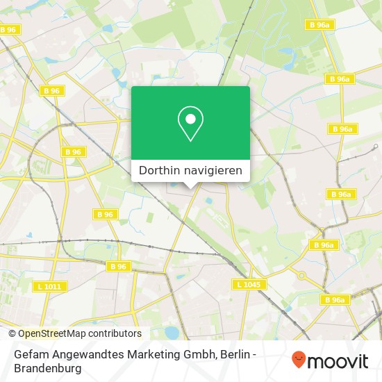 Gefam Angewandtes Marketing Gmbh Karte