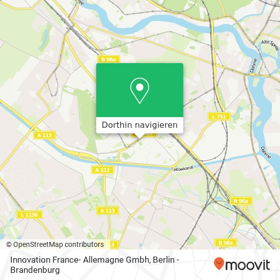 Innovation France- Allemagne Gmbh Karte