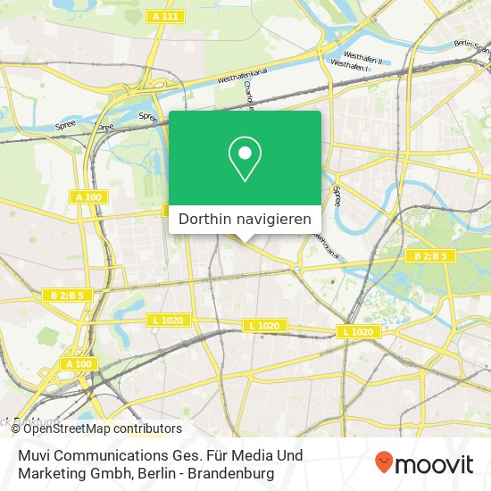 Muvi Communications Ges. Für Media Und Marketing Gmbh Karte