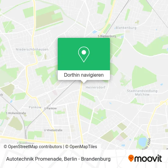 Autotechnik Promenade Karte