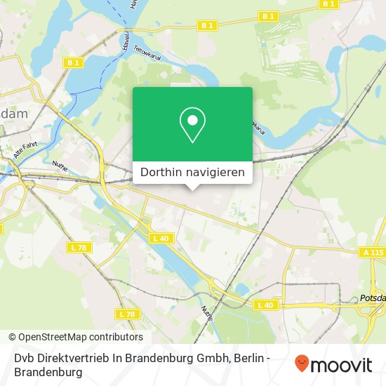 Dvb Direktvertrieb In Brandenburg Gmbh Karte