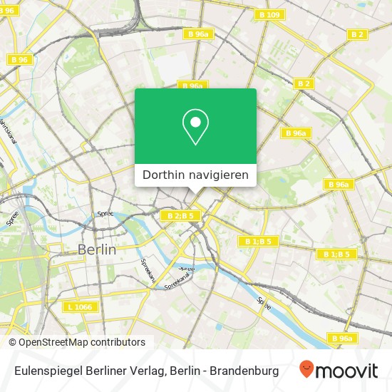 Eulenspiegel Berliner Verlag Karte