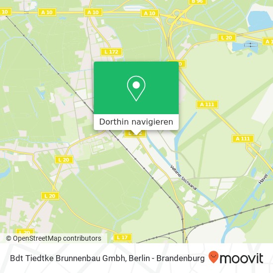 Bdt Tiedtke Brunnenbau Gmbh Karte