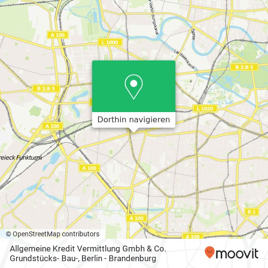 Allgemeine Kredit Vermittlung Gmbh & Co. Grundstücks- Bau- Karte