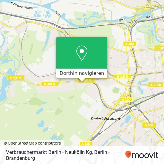 Verbrauchermarkt Berlin - Neukölln Kg Karte