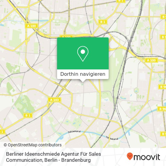 Berliner Ideenschmiede Agentur Für Sales Communication Karte