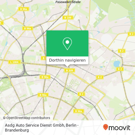 Asdg Auto Service Dienst Gmbh Karte