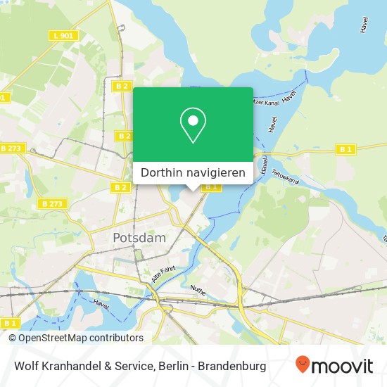 Wolf Kranhandel & Service Karte