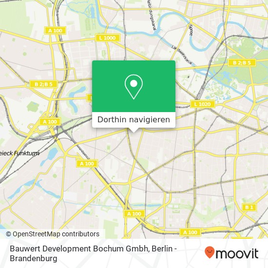 Bauwert Development Bochum Gmbh Karte