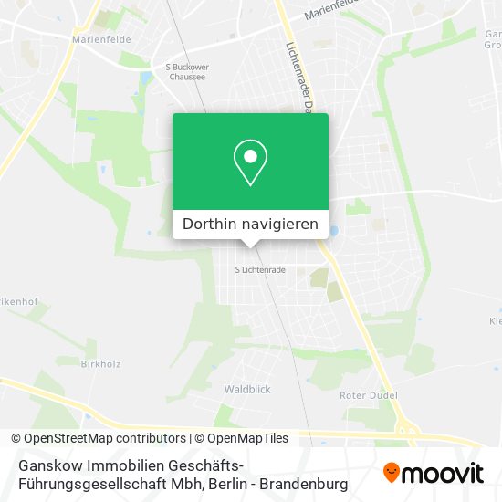 Ganskow Immobilien Geschäfts- Führungsgesellschaft Mbh Karte