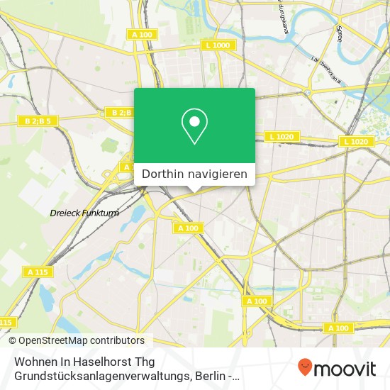 Wohnen In Haselhorst Thg Grundstücksanlagenverwaltungs Karte