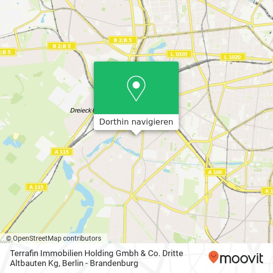 Terrafin Immobilien Holding Gmbh & Co. Dritte Altbauten Kg Karte